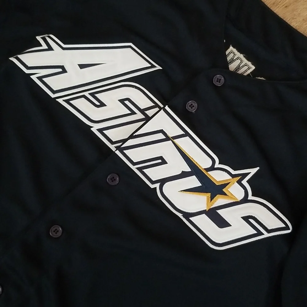 Jeff Bagwell Astros Blue Throwback Mens Stitched New Astrodome - Picture 3 of 12